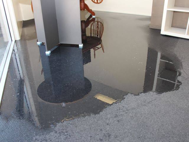 flooded carpets